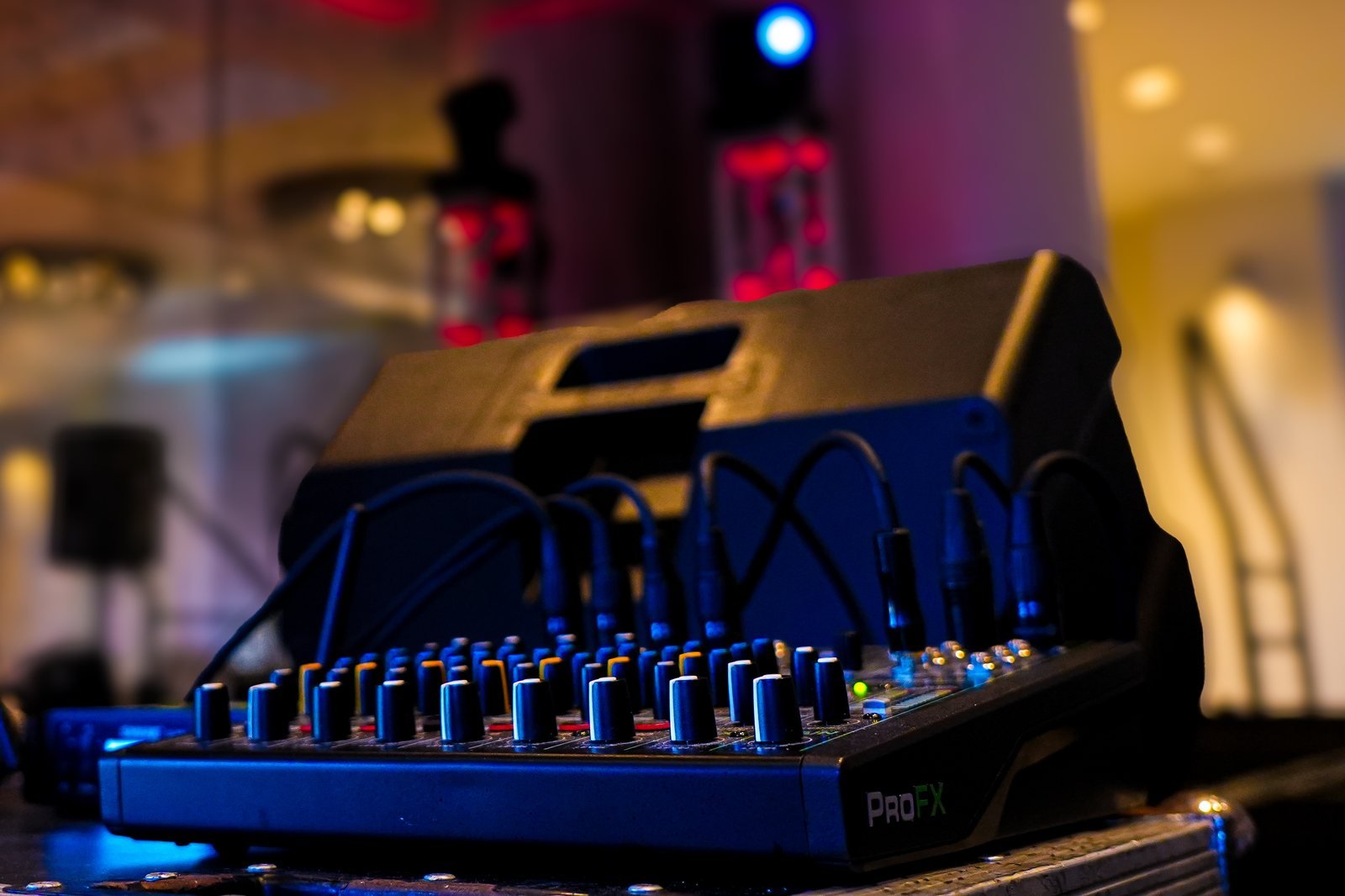 Sound setup for a private event